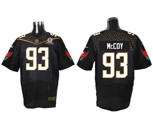 Nike Buccaneers #93 Gerald McCoy Black 2016 Pro Bowl Men's Stitched NFL Elite Jersey - Click Image to Close